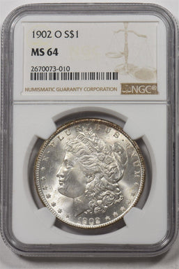 1902-O Morgan Dollar Silver NGC MS64 NG1716
