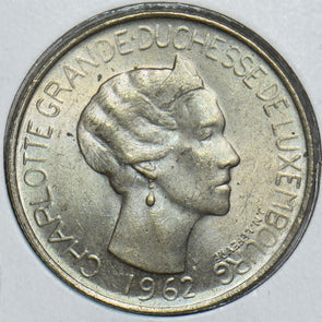 Luxembourg 1962 5 Francs 198758 combine shipping