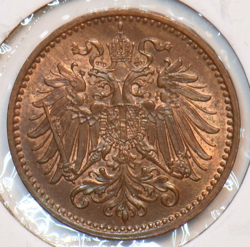 Austria 1895 Heller Eagle animal 194854 combine shipping