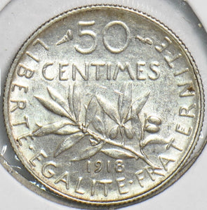 France 1918 50 Centimes 240543 combine shipping