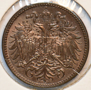 Austria 1914 2 Heller Eagle animal 193451 combine shipping