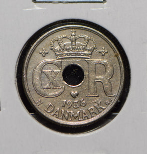 Denmark 1936 10 Ore  901378 combine shipping