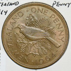 New Zealand 1964 Penny Tui Bird 198888 combine shipping