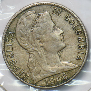 Colombia 1946 5 Centavos 150642 combine shipping