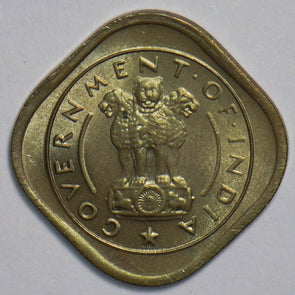India Republic 1954 1/2 Anna Bull animal Lion 298313 combine shipping