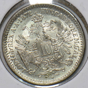 Hungary 1872 10 Krajcar Eagle animal 194875 combine shipping