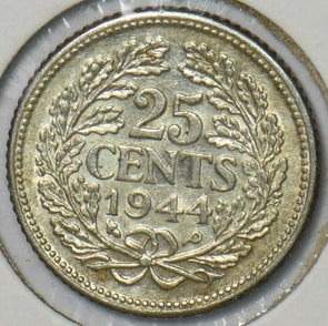 Netherlands 1944 P 25 Cents 151021 combine shipping
