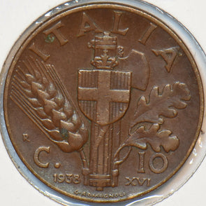 Italy 1938 10 Centesimi 194227 combine shipping
