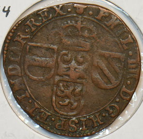 Spanish Netherlands 1644 Liard 297148 combine shipping