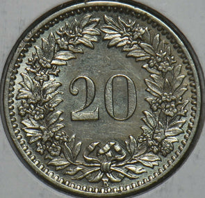 Switzerland 1909 20 Rappen 196351 combine shipping