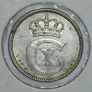 Denmark 1918 25 Ore 290853 combine shipping