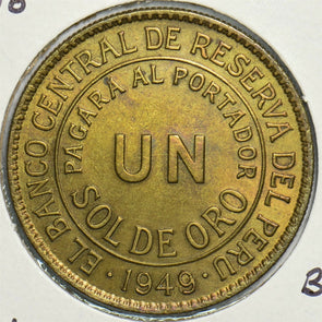 Peru 1949 Sol BU 491355 combine shipping