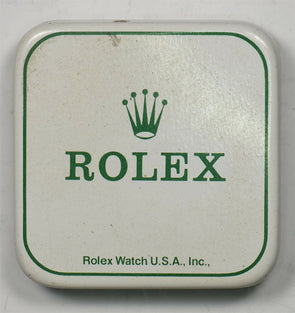Metal rolex watch - steel box w/ polyester interior pad BU0583 combine shippi