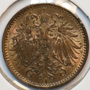 Austria 1896 Heller Eagle animal 193408 combine shipping