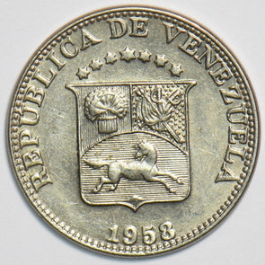 Venezuela 1958 12 1/2 Centimos Horse animal 153253 combine shipping