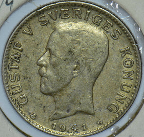 Sweden 1941 ~1944 Krona 290576 combine shipping