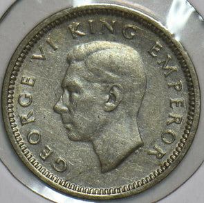 New Zealand 1937 3 Pence 903668 combine shipping