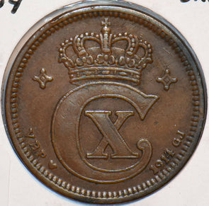 Denmark 1914 5 Ore 195009 combine shipping