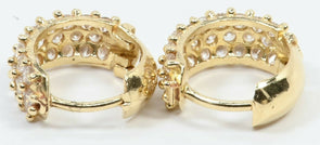 14K Gold Simulation Diamond Earrings EG0001