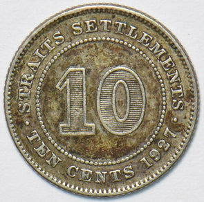 Straits Settlements 1927 10 Cents 903287 combine shipping