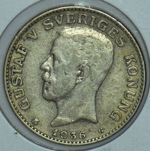 Sweden 1936 Krona 150474 combine shipping