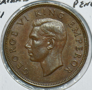New Zealand 1941 1/2 Penny 198935 combine shipping