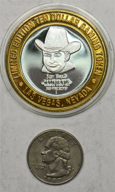 10 Dollar Sam Boyd's California. Silver gaming token. Limited edition "Oahu, H