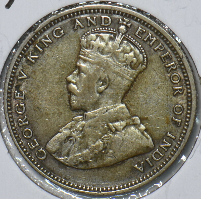 Straits Settlements 1927 B 20 Cents 296033 combine shipping