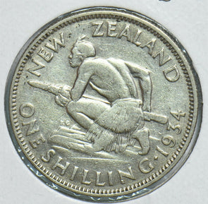 New Zealand 1934 Shilling 197963 combine shipping