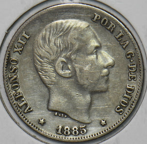 Spain 1885 20 Centimos 297162 combine shipping