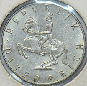 Austria 1961 5 Schilling Horse animal 192861 combine shipping