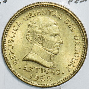 Uruguay 1965 10 Pesos 240986 combine shipping