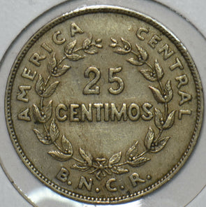Costa Rica 1937 25 Centimos 196206 combine shipping