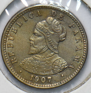 Panama 1907 Double Die 1/2 Centesimo 292638 combine shipping
