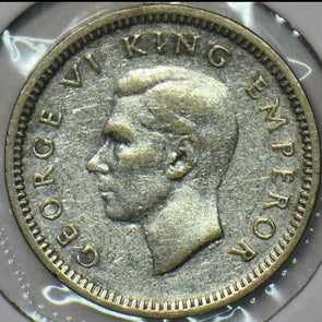 New Zealand 1944 3 Pence 903643 combine shipping