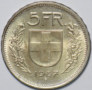 Switzerland 1967 B 5 Francs 240291 combine shipping