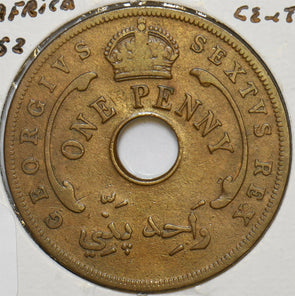 British West Africa 1952 Penny 196780 combine shipping