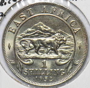 East Africa 1952 Shilling Lion animal 293866 combine shipping