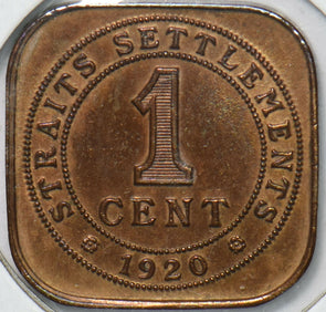 Straits Settlements 1920 Cent  291065 combine shipping