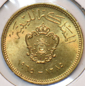 Libya 1965 AH 1385 Millieme 295346 combine shipping