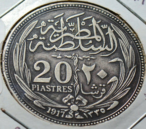 E0012 Egypt KM 321 1917 20 Piastres   combine shipping