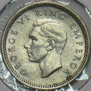 New Zealand 1939 3 Pence 196448 combine shipping