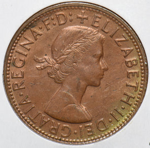 Australia 1962 Penny Kangaroo animal 240008 combine shipping