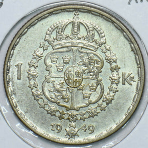 Sweden 1949 Krona 152802 combine shipping