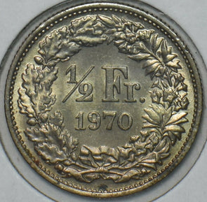 Switzerland 1970 1/2 Franc 196359 combine shipping