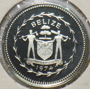 Belize 1974 10 Cents Long-tailed Hermit animal Proof 192824 combine shipping