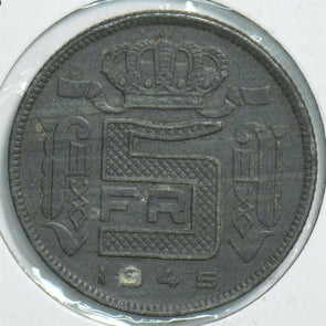 Belgium 1945 5 Francs 0 240912 combine shipping