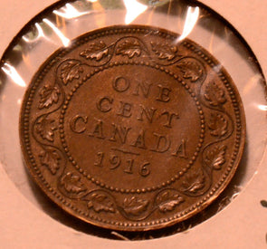 CA0082 Canada 1916 Cent au/unc combine shipping