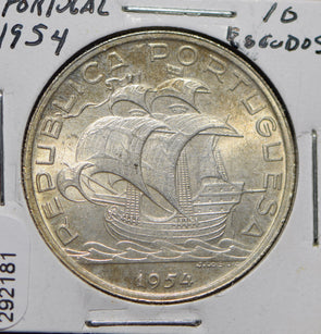 Portugal 1954 10 Escudos  292181 combine shipping