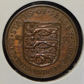 Jersey 1935 1/24 Shilling Lion animal  291740 combine shipping